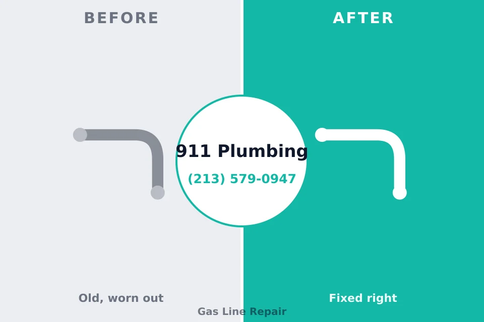 Before and after: plumbing repair Glenns Ferry, ID